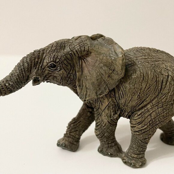 Vintage Elephant Resin Figurine 4.5 Inch Long Figure - Picture 2 of 16